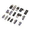 16Pcs USB Adapters Kit Aluminium Alloy Multi Angle USB 3.0 3.1 Type C Converters for Phone Computer Peripherals Data Charging view 4