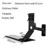DINBOZ26X Listed TV Mount Single Arm with Regular Keyboard Tray Foldable 90 Black Single Screen Stand Motion TV Bracket view 2