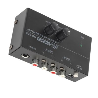 UPALDHOU Phono Preamp with Riaa Equalization Independent Control Volume Preimport Control Convert Data Records Into Digital Sound Files for Lovers of (US Plug)