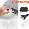 10Pcs Phone Charger Plug Covers,2 Pin Power Plug Power Inlet Cover,Outlet Baby Proof Cover US Standard Wall Charger Adapter Accessories Attachments Anti Rust,Not fit for 2-Core Asymmetrical Plugs view 2