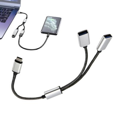 Extender Hub USB Cable - Portable Splitter Adapter, Docking Station | Type-C USB Port Expander for Laptop, Desktop, Camera, Keyboard Easy Connectivity Solution Compact Design Travel-Friendly
