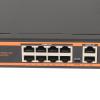 UPALDHOU Compact Gigabit PoE Switch with 11 Ports, Wide Compatible with Wireless Access Points, Suitable for Desktop Installation view 4