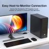 biaze DisplayPort to VGA Adapter  HD Video Converter (DP Male to VGA Female), 1080P 60Hz, Plug & Play for Laptop or Desktop to Monitor/Projector view 4