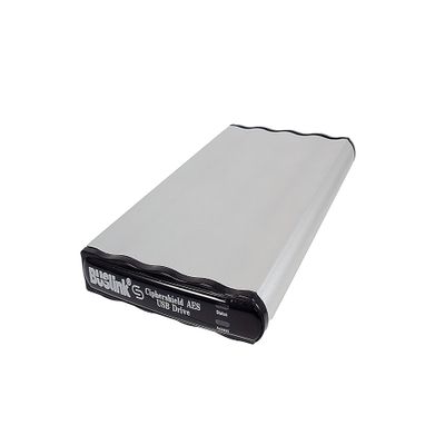 BUSlink SSD USB 3.2 Gen 2/eSATA CipherShield FIPS 140-2 512-bit AES HIPAA Hardware Encrypted External Portable Slim Drive (FIPS140-2 Mode 0, 2TB)