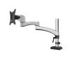 ADBWEKKF DL-GM112 Aluminum 10"-27" 5-16kg 360 Rotate Dual Arm Clamp Grommet Heavy Monitor Desktop Stand LCD Mount PC Bracket Full Motion(Grommet Instal Base) view 1