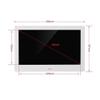 10.1-Inch Digital Photo Frame, HD IPS Display with Motion Sensor, Video/Music Playback, Remote Control, HDMI Input view 3