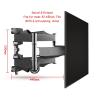 ADBWEKKF 6 Arms Mount Bracket Full Motion Tilt TV Bracket Suit for 32''-65'' TV Screen Load Up to 40kg VESA 400x400mm(Wmx001) view 2