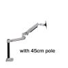 ADBWEKKF XSJ8012C-450 Desktop Full Motion 17-32" Monitor Holder Mount Mechanical Spring Arm Aluminum Monitor Support Load 10kgs(V62CB-450) view 2