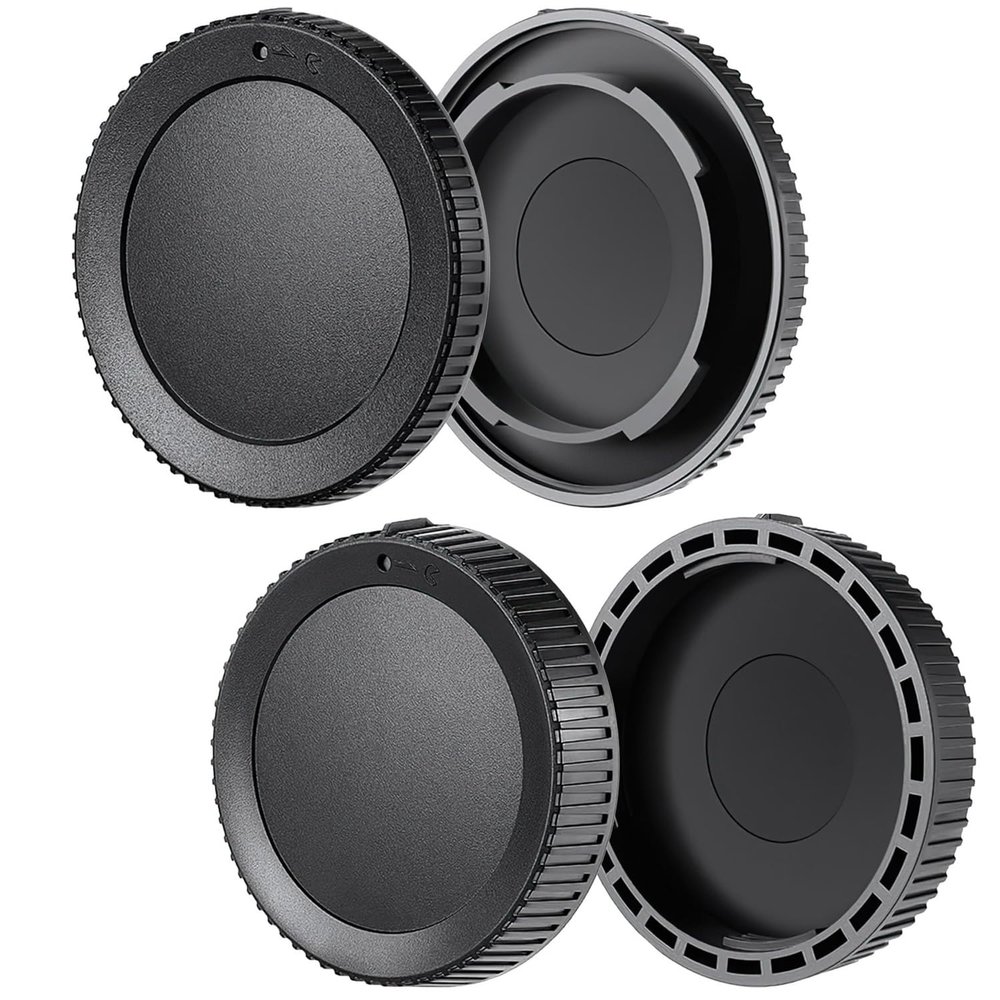 [2-Pack] Z-Mount Body Cap and Rear Lens Cap Set Compatible for Nikon Z5 Z5II Z6 Z6II Z6III Z7 ZII Z8 Z9 ZF Z30 Z50 ZFC and More Nikon Z Mount Mirrorless Camera and Lens