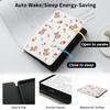 AdorableWhimsy Rose Bear Case for 6" Kindle 11th Generation (2024/2022) with Hand Strap Premium PU Leather Folio Cover Protective e-Reader Case with Auto Sleep/Wake view 4