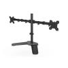 ADBWEKKF DL-MS01 27" 13" Full Motion Double Monitor Desktop Bracket 2 Screen Holder Table LCD Mount Sit Stand Station view 2