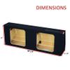 15" Dual Sealed Solo baric sub Box, fits 96-24 Expedition (w/3rd Row seat) spekaer Box car Audio subwoofer Enclosure view 3