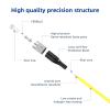 100m/320ft Fiber Patch Cable,FC/PC to SC/APC Single Mode Simplex Fiber Optic Cable,9/125m Ethernet Fiber Optic Jmper,Optical Patch Cord,LSZH Yellow view 2