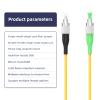 100m/320ft Fiber Patch Cable,FC/PC to SC/APC Single Mode Simplex Fiber Optic Cable,9/125m Ethernet Fiber Optic Jmper,Optical Patch Cord,LSZH Yellow view 4