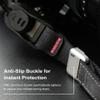 CHI LEVO Camera Wrist Strap  Secure Magnetic Connector Quick Release, Adjustable Hand Strap with Anti-Slip Buckle for DSLR and Mirrorless Cameras (Alcantara Classic) view 4