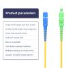 lidkew 2m/6.4ft Fiber Patch Cable,SC/PC to SC/APC Single Mode Simplex Fiber Optic Cable,9/125m Ethernet Fiber Optic Jmper,Optical Patch Cord,LSZH Yellow view 4