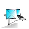 ADBWEKKF OA-7X Multimedia Desktop Dual Arm 27inch LCD Monior Holder+ Laptop Holder Stand Table Full Motion Dual Monitor(OA-7X-AD600) view 2