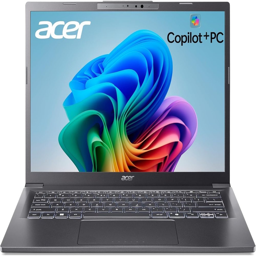 Acer Aspire 14 Personal Laptop, 2025, 14" 1920x1200 Touch IPS, Intel-8 Core Ultra 7 258V, 32GB LPDDR5, 1TB SSD, Win10 Pro, Backlit KB, Wi-Fi 6E, BT 5.3, Thunderbolt 4, 1080p FHD Camera, Steel Gray