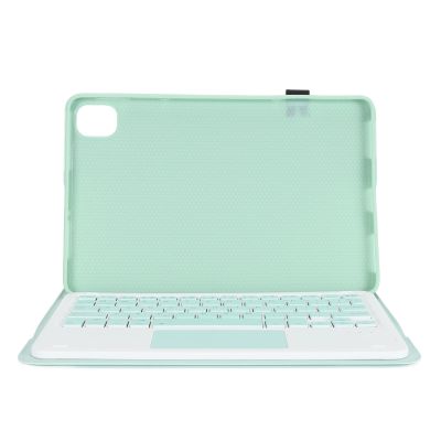 UPALDHOU 11in Keyboard Box of the Tablet with Lithium Ion for Pad 5 and 5 Pro, Ideal for Working and Watching Videos, Connection (Light Green)