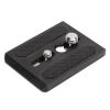 Aluminum Alloy Tripod Plate, 1/4in 3/8in Screw Thread, Compatible with FSB 6T FSB 8T DV Series, CNC Machining, Non Slip Rubber Foot Pad, Lightweight and Durably view 3