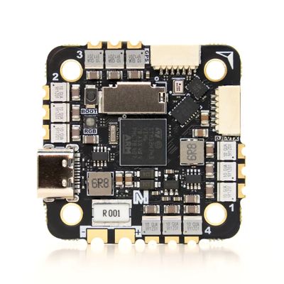 MicoAir743V2 AIO Flight Controller with 45A 4in1 ESC (Metal-Encapsulated ), STM32H743, Dual IMU, Barometer, 26S Input O3/O4 Support, Compatible with ArduPilot, PX4, Betaflight, INAV