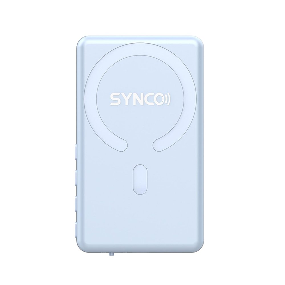 SYNCO XView M4 Phone Selfie Magnetic Monitor Screen Support Audio and Remote Control for Vlog Livestream Shoot Blue