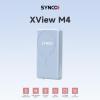 SYNCO XView M4 Phone Selfie Magnetic Monitor Screen Support Audio and Remote Control for Vlog Livestream Shoot Blue view 2