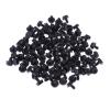 100pcs Toothed Hex 6/32 Computer PC Case Hard Drive Motherboard Mounting Screws for Motherboard PC Case CD-ROM Hard Disk(Black) view 1