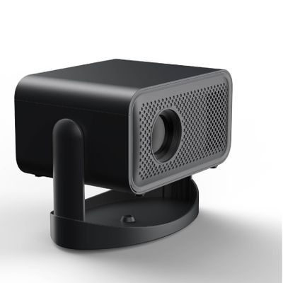 Smart Projector,1080P Full HD ,4K Decoding Support,180 Rotatable Stand,Auto Keystone Correction, Electronic Focus,Compact & Portable ,400 Lumens,Dual-Band WiFi,HD Lens, Android 11.0 (black)