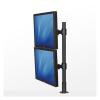ADBWEKKF Grommet Mount 13-24" Dual Screen Monitor Holder Lifting Full Rotation 2 LCD LED TV Mount Bracket view 2