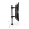 ADBWEKKF Grommet Mount 13-24" Dual Screen Monitor Holder Lifting Full Rotation 2 LCD LED TV Mount Bracket view 4