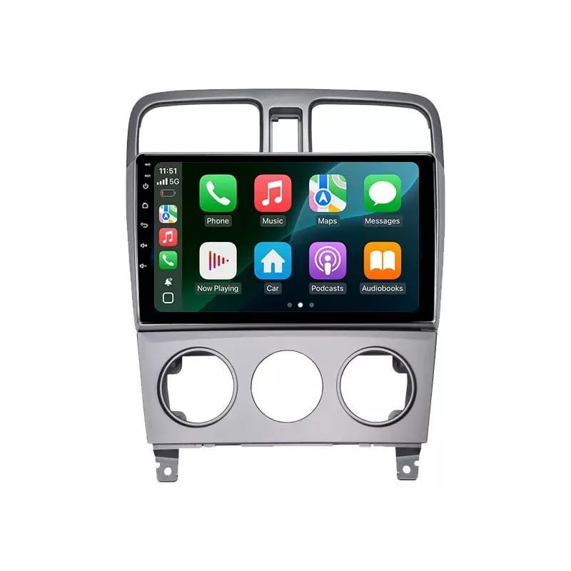 for Subaru Forester 2002-2008 Radio Compatible with Wirelessly Carplay Android Auto,Car Stereo Upgrade Android Bluetooth Navigation Touchscreen GPS FM Multimedia Player Backup Camera Head Unit