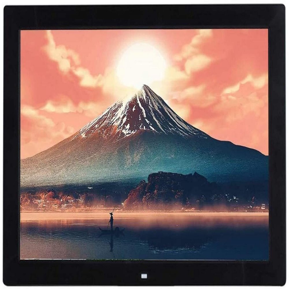 17-Inch Digital Photo Frame, Full HD 1080P Wall-Mounted Display with HDMI, USB, SD Support, Music & Video Playback