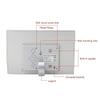 10" Digital Photo Frame with Video Player, Remote Control, USB/SD/TF Support, Music & Clock view 4