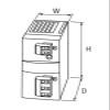 Arionyx Switching Power Supply Module 85161 in: 90-265VAC Out: 24V DC 1.3A for Industy, Factory etc. view 2