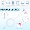 Xuhal 60 Pack Bulk Earbud Headphones for Classroom Student Wired Headphones Class Set Earphones for Students Adults School Library Museum Laptop view 3