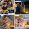Cute Cake Night Light for Kids, Squishy Silicone Cake LED Night Lamp, Novelty Nursery Nightlight for Kids, Rechargeable Touch Lamp Bedside Lamp 2 Levels Dimmable, Room Decor Gifts for Girls Boys Baby view 4
