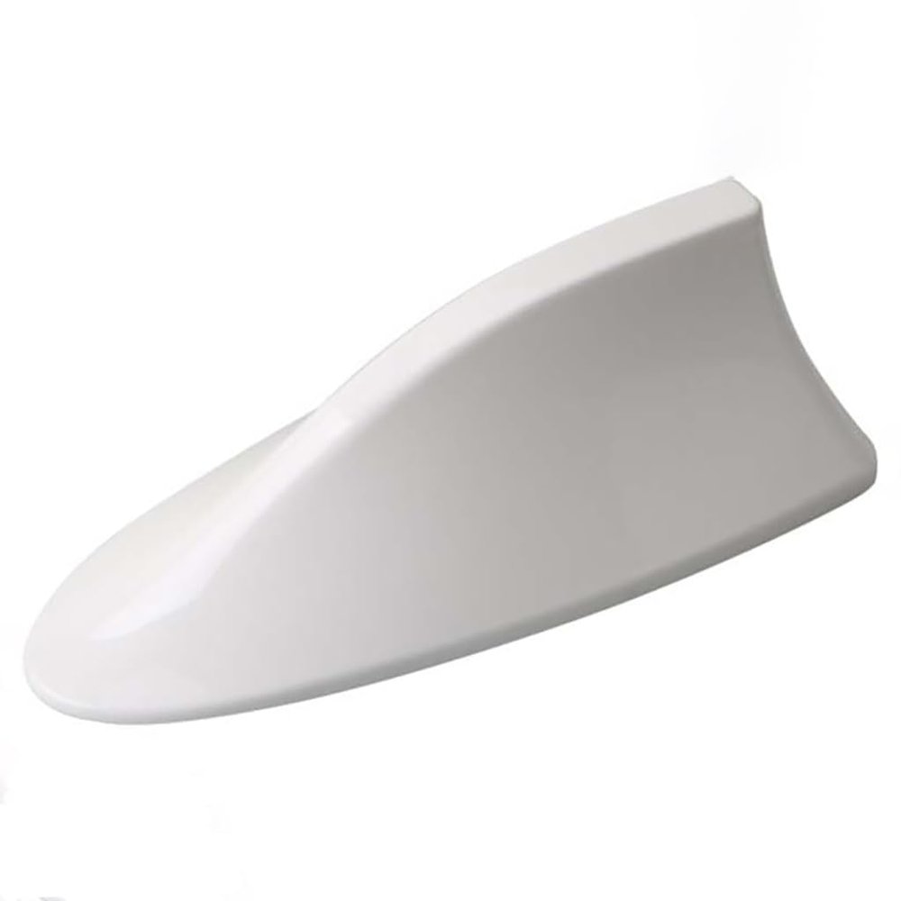 Shark Fin Antenna Cover for Mitsubishi Lancer 8. Generation 2006-2010 2011 2012 2013 2014 2015 2016, Antenna Cover Stylish Waterproof Dust-Proof Car Accessories,White