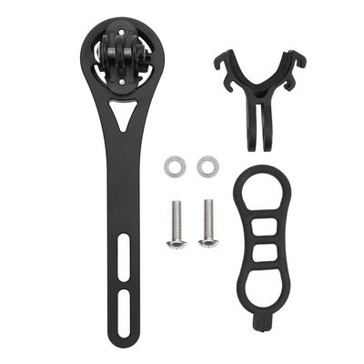 Grcfumo 1 Pc Bike Computer Mount Holder, Bike Computer Mount, Metal Riding Code Table GPS Seat Extension Mount Bracket for Bryton Wahoo (Wahoo (with GOPRO seat + Light Clip))