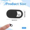 50 Pcs Webcam Cover, Black Practical Laptop Camera Cover Small Portable Phone Camera Covers for Compute Cell Phone PC Accessories to Protect Your Privacy and Security view 2