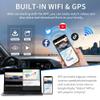 11 Rear View Mirror Triple Channel Dash Cam,Touch Screen, CarPlay & Android Auto, APP, WiFi, FM,3 Ways Video Recorder for Cars,Bluetooth, Easy Installation,GPS,G-Sensor,Included 64GB Card view 3