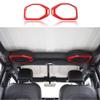 Edinstry Red Interior Trim Roof Speaker Decor Ring for J-ee-p Wr-ANG-ler 2018-2022 JL JLU - Enhance Your Vehicle's Style view 2