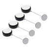 QINGFAN 4Pcs Retractable Cable for Key Up to 100Cm Long Retractable Security Cable Lanyard for Remotes and Game Controllers view 4