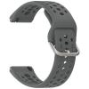 FoundEast Compatible with Amazfit Bip 6 Band with Case, Silicone Sport Protective Bumper Rugged Replacement Strap & Screen Protection Case for Amazfit Bip6 Accessories (Dark grey) view 3