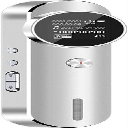 Datianu Voice Recorder Digital Voice Recorder 8G Touch Screen Voice Activated Recorder for Lectures/Meetings/Class, Stereo HD-Audio Recording Device with Dual Microphones - Rechargeable