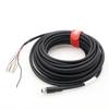 DRRI M8 Female Open End Sensor Cable, Machine Equipment Control Signal Wire for Servo Encoder and LED Display PLC Wiring, for Triton Atlas Helios Camera GPIO Work, 10M view 3