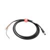 DRRI M8 Male Open End Sensor Cable, PLC Control Wiring Signal Wire for Servo Motor Encoder Industrial Equipment, Fits Triton Atlas Helios DIN Rail Prototyping Wiring, 3M view 2