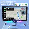 Vorally Android 14 Car Stereo Radio Compatible for Prado 150 2009-2013 with Wireless Carplay Android Auto, 2+32G 9 inch HD IPS Thouch Screen Bluetooth Radio Support GPS WiFi AHD Backup Camera view 4