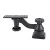 FUZHUI 6in Swing Arm Mount for Fish Finders, Marine Grade Aluminum, Horizontal Base, 360 Rotation, Compatible with Lowrance, Eagle view 1