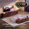 ULTIMEA 5.1ch Sound Bar with Subwoofer, Home Theater Virtual Surround Sound System for TV, Soundbar with App Control, 2 Surround Speakers, Opt/AUX, Peak Power 250W, Aura A30 view 2